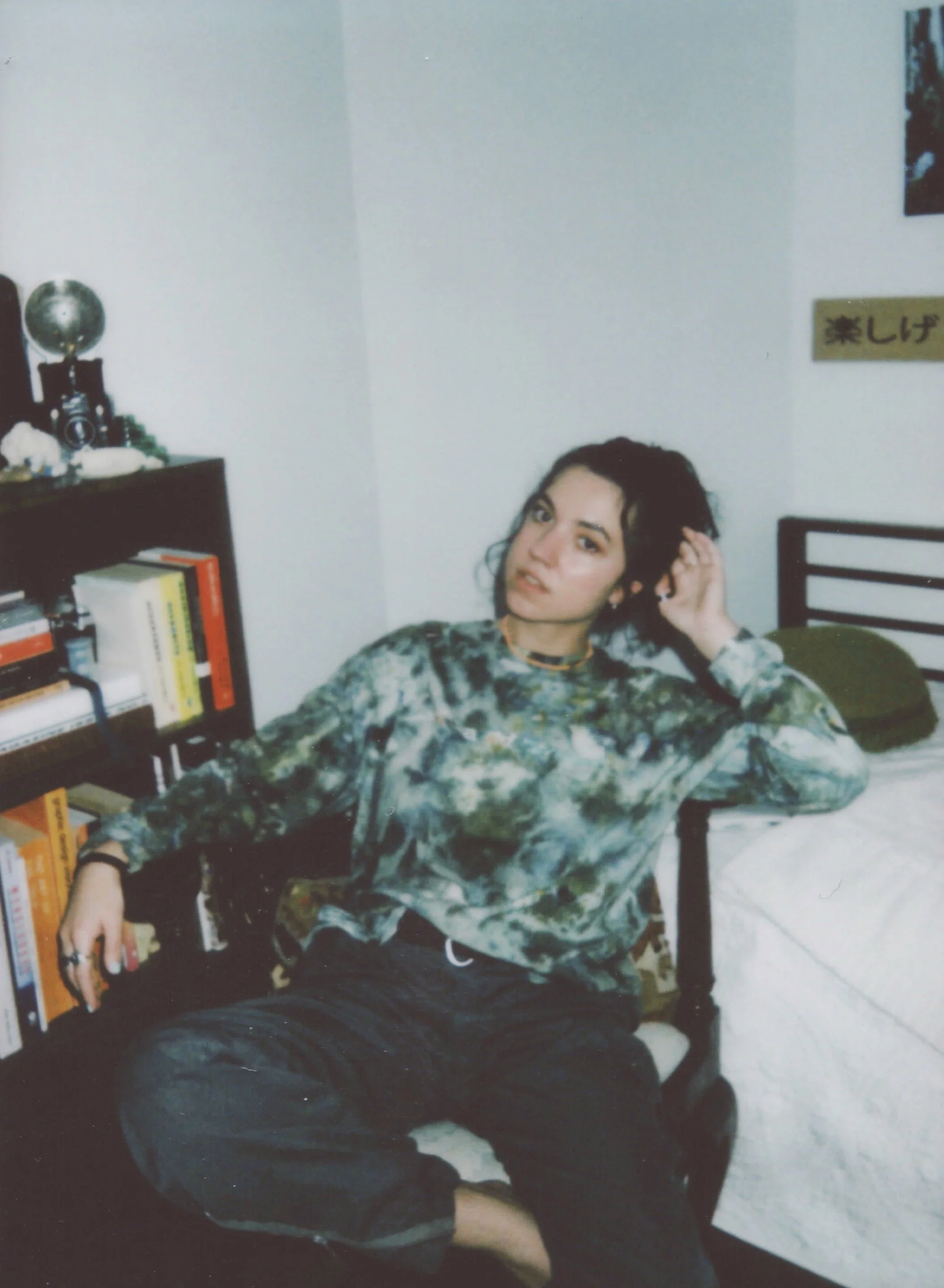 INFINA x DYKE DYES: LONG-SLEEVE TEE [og sage version] — QRTR